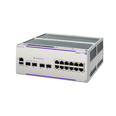 Alcatel-Lucent Enterprise Omniswitch OS6865-P16XD Hardened Gigabit Ethernet L3 fan-less chassis