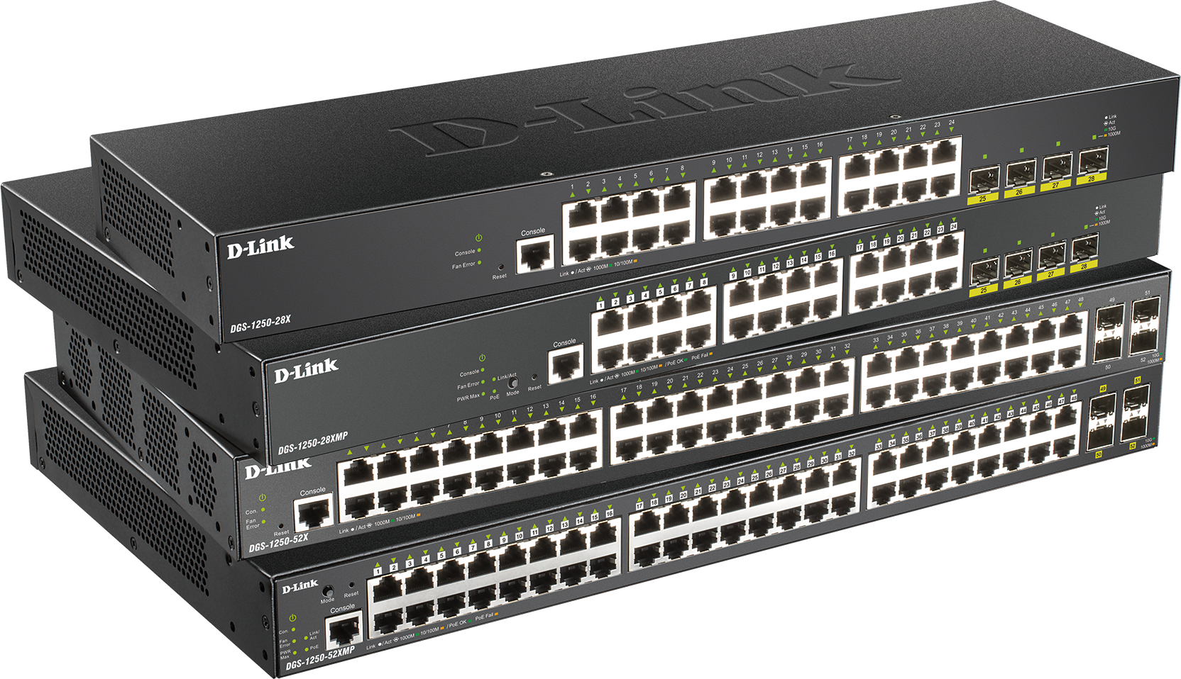 D-Link DGS-1250-28XMP Gigabit Smart Managed Switch