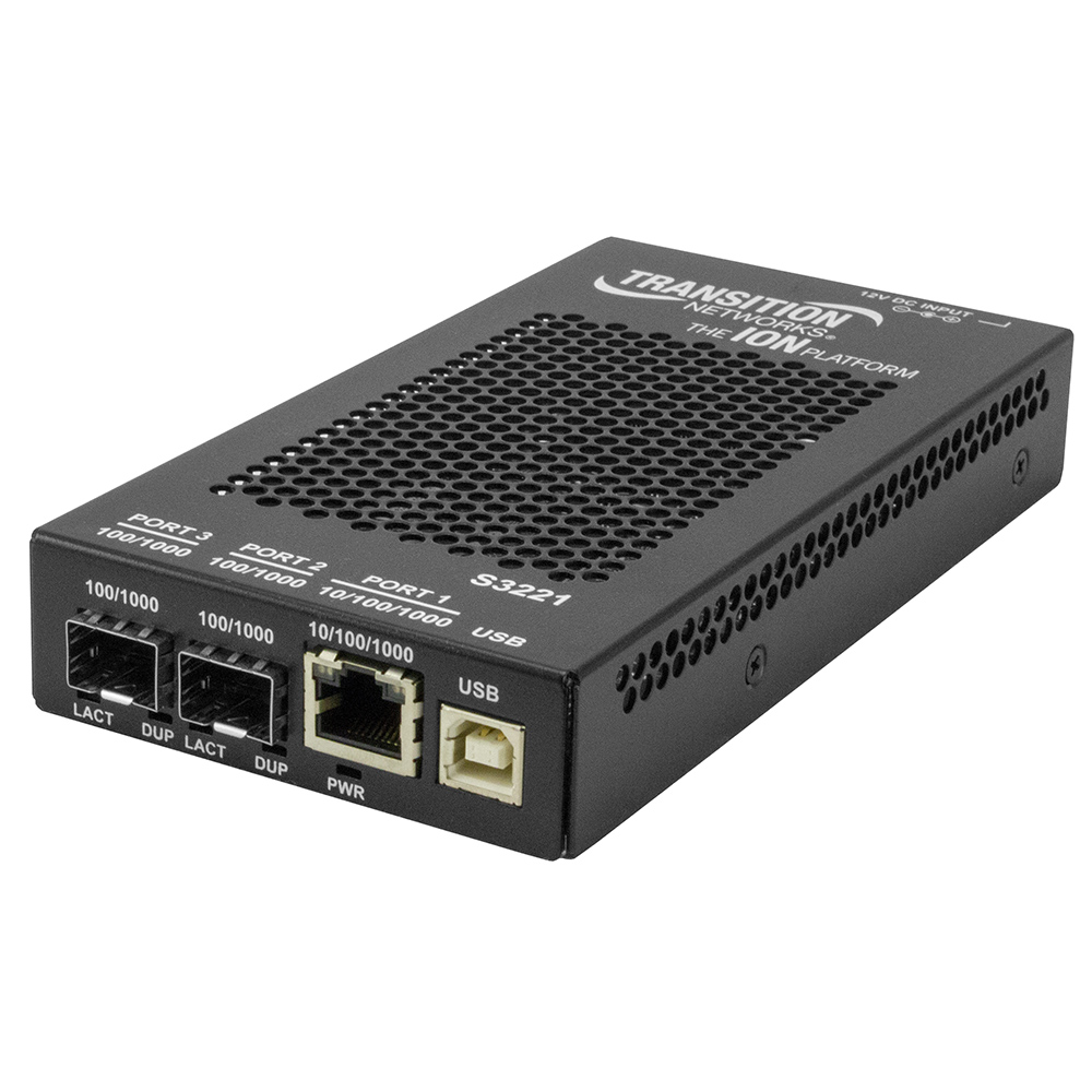 Transition Networks S3221-1040-T-UK Media Converter