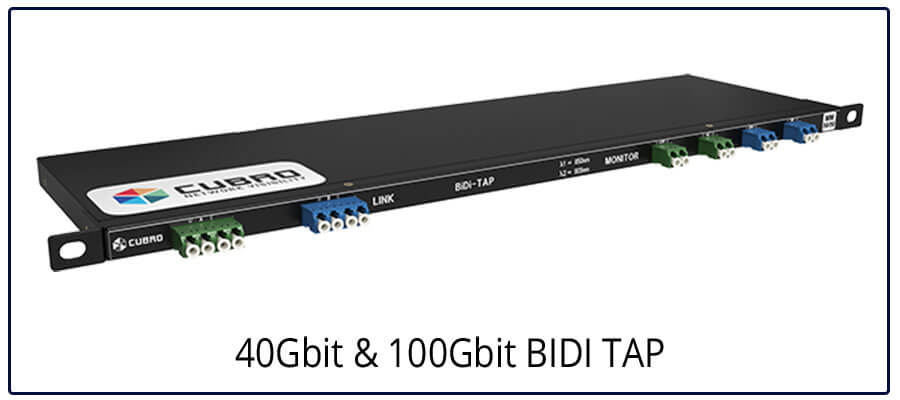 Cubro  CUB.OPTOSLIM-2L-40G-C 40Gbit & 100Gbit BiDi TAP