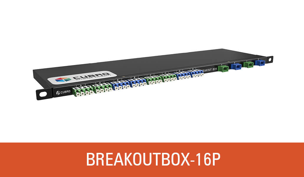 Cubro Network Visibility CUB.BREAKBOX-16P-MMMT Breakout Boxes