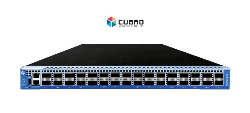 Cubro Network Visibility 400G Advanced Network Packet Broker EXA32400