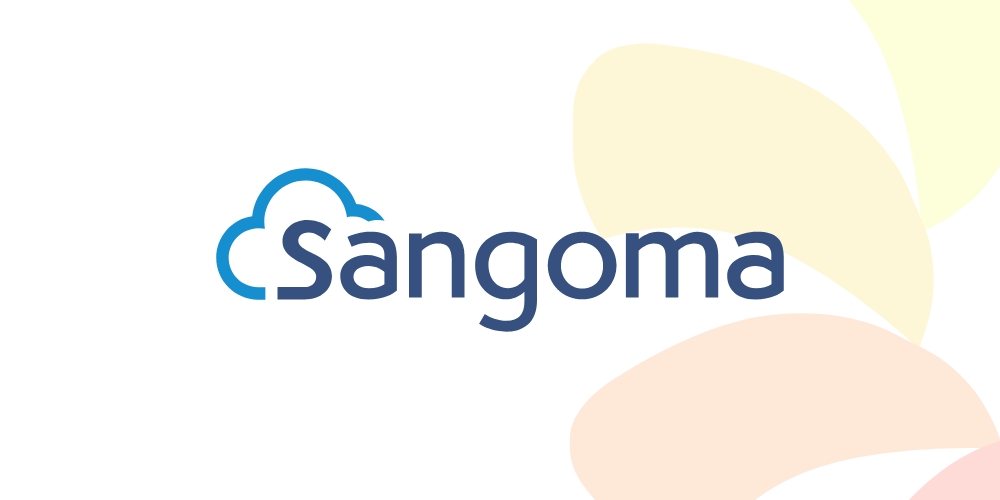 Graphic showing the partnership between Sangoma Technologies and Sol Distribution