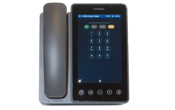 Sangoma P370, 16-Line, HD Voice, Gigabit Ethernet, 2 x USB, BT, WiFi, 7" (800x1280) Touch screen IPS Color Display