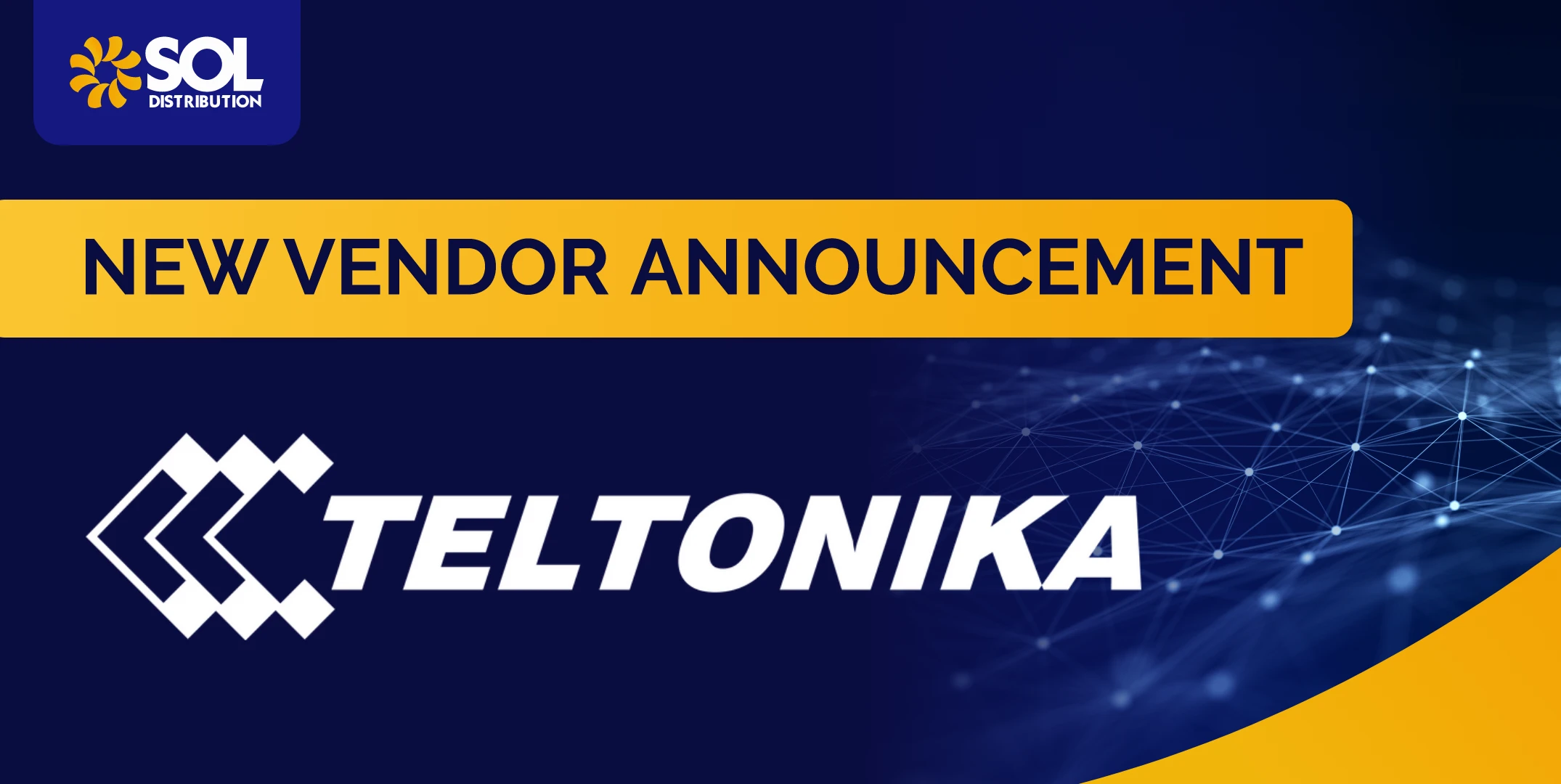 Sol Distribution Announces Partnership with Teltonika