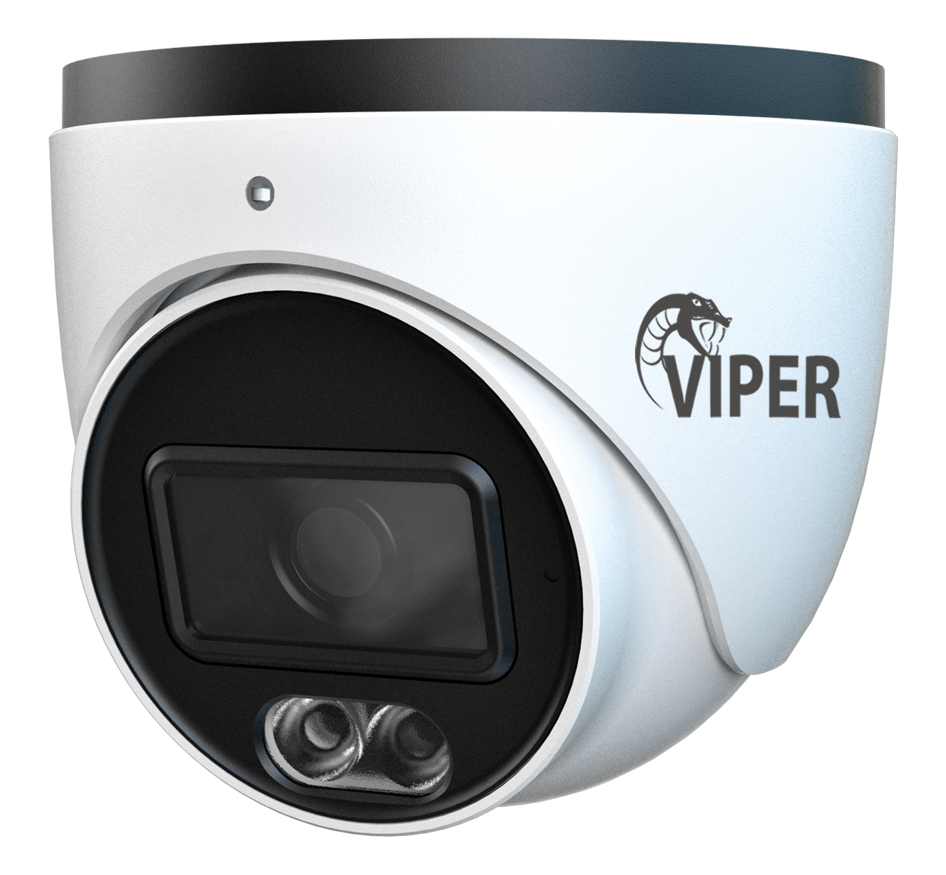 6MP Fixed Smart Dual-Illumination Turret Camera with People Detection (White Housing)