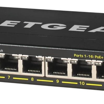 Netgear Unmanaged PoE + Essentials Switch (GS316PP)