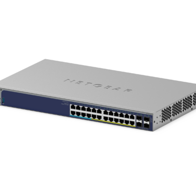 Netgear 24-Port Gigabit Ethernet PoE+ Smart Switch (GS728TXUPV3)