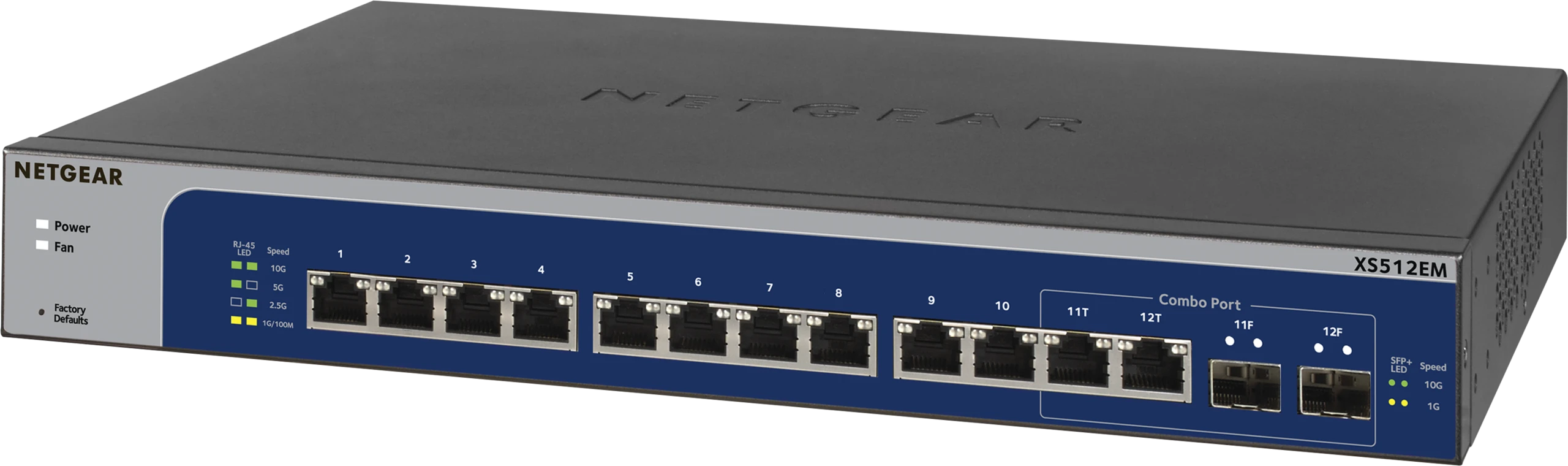 12-Port 10G/Multi-Gigabit Ethernet Easy Smart Managed Switch with 2 10G SFP+ Ports