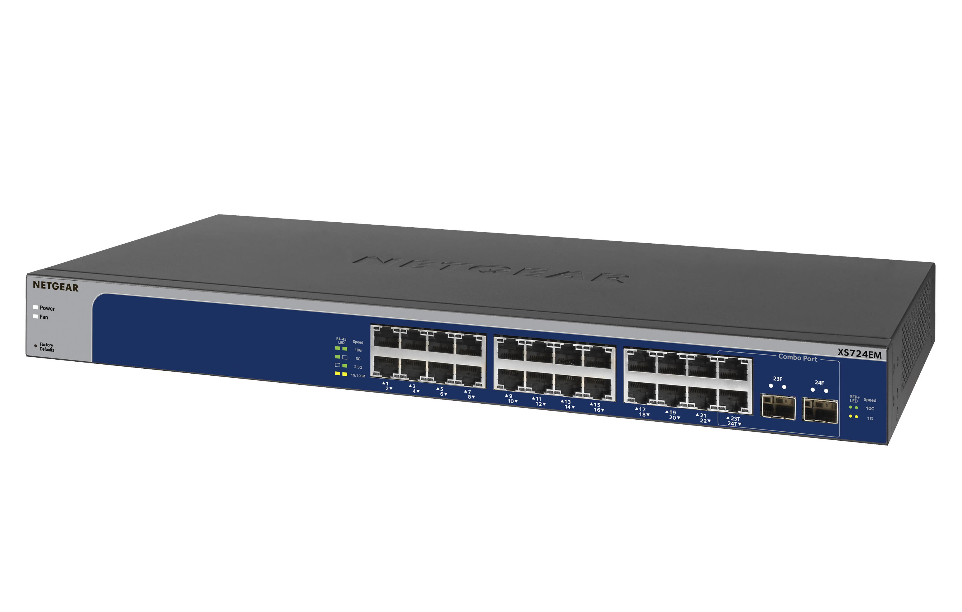 24-Port 10G-Gigabit/Multi-Gigabit Ethernet Easy Smart Managed Switch with 2 Dedicated SFP+ Ports