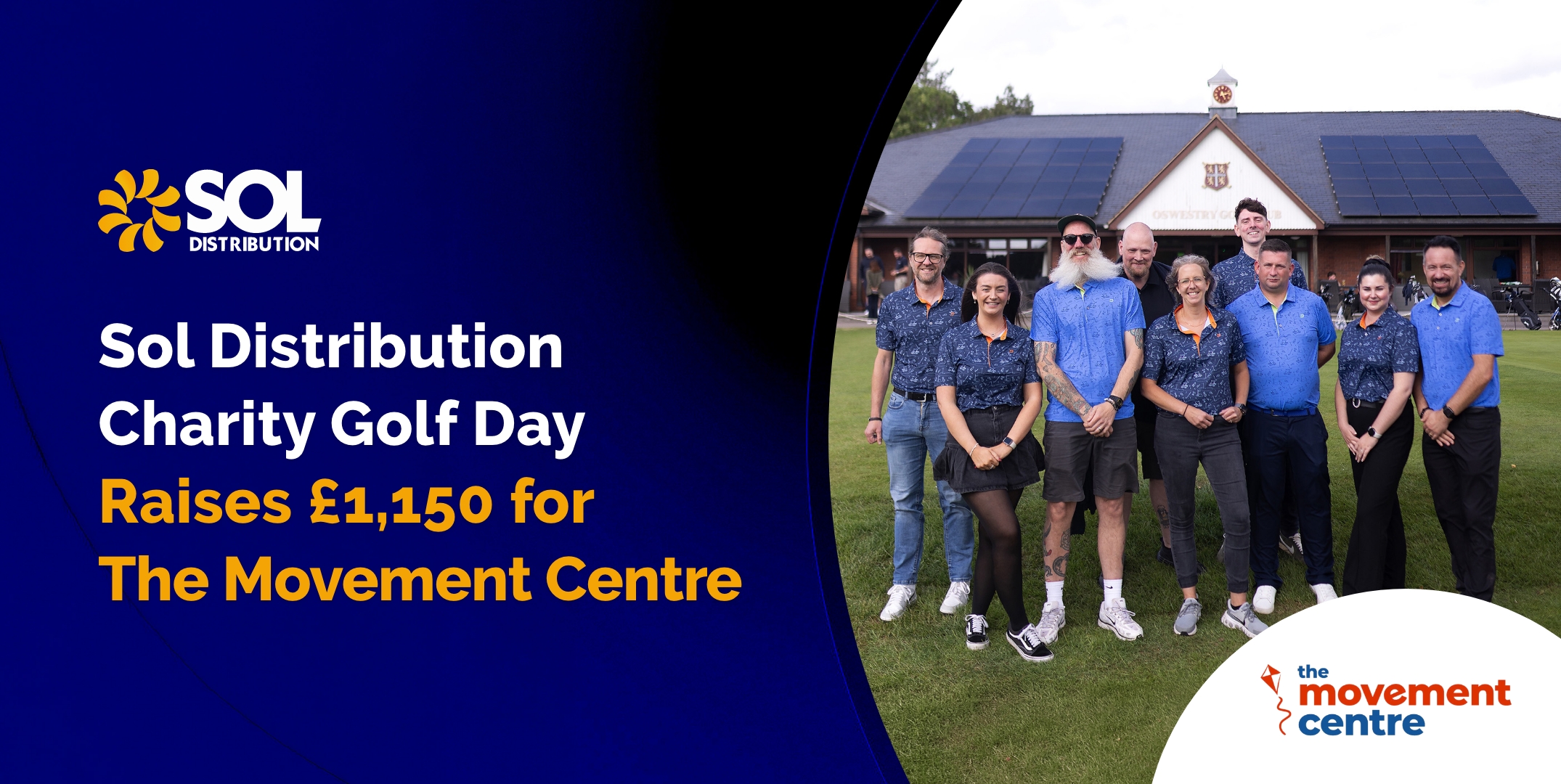 The Sol Distribution team at the 2026 Golf Day event.