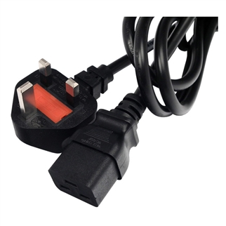 Lantronix Power cord: IEC60320/C19 to BS1363 (UK), 8 Ft.