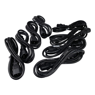 Lantronix Power cord: IEC60320/C13 to IEC60320/C14, pk. of 8, 6 Ft.